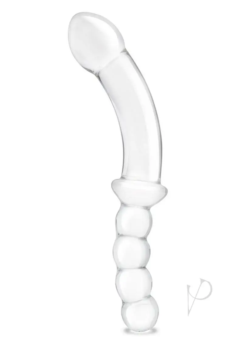 Girthy Glass Double Sided Anal Beads 12.5″