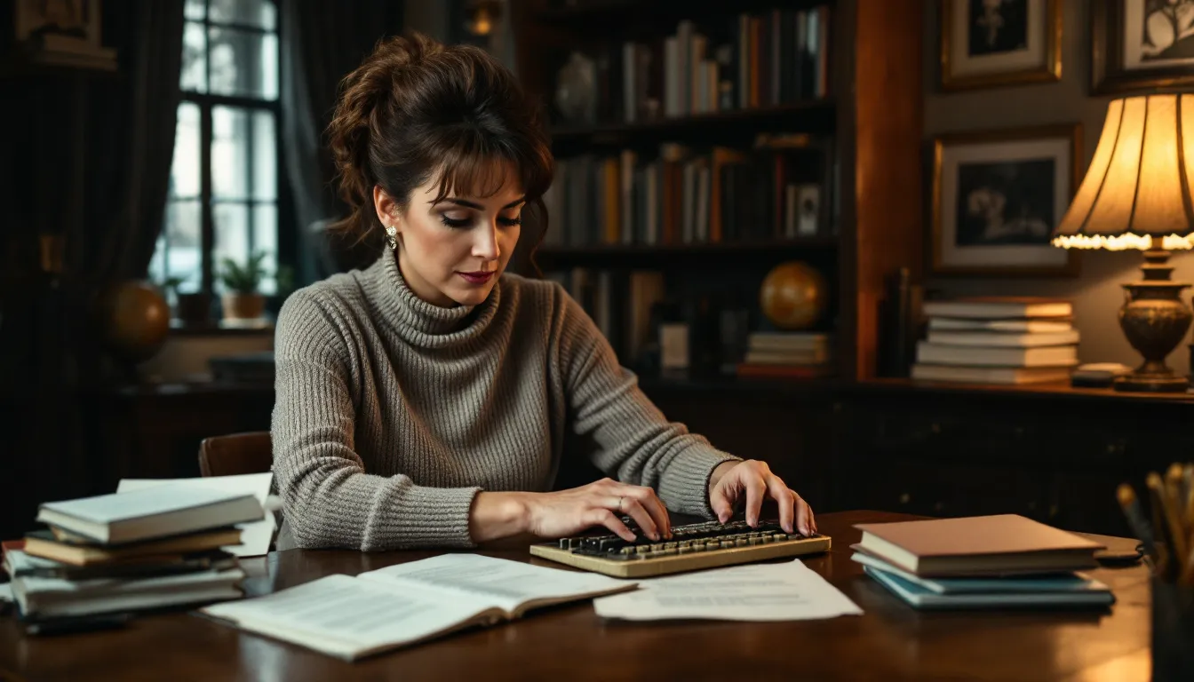 A writer preparing personalized query letters for literary agents.