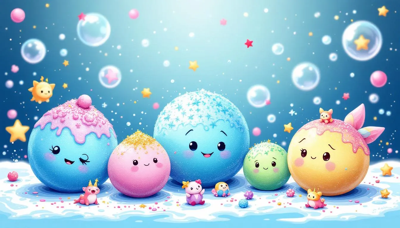 Homemade fizzy bath bombs, a delightful DIY gift idea for relaxation.