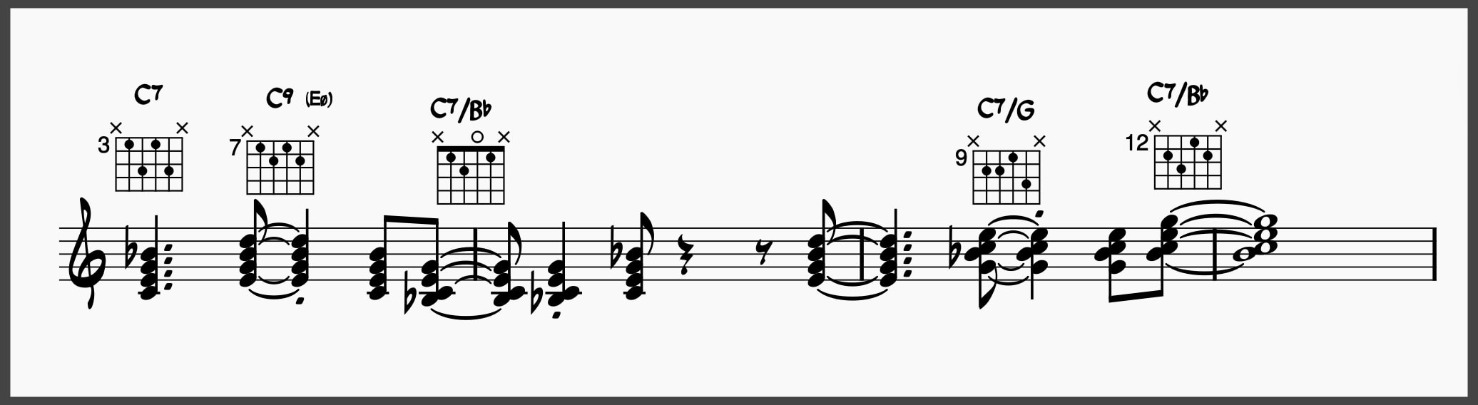 Ultimate Jazz Comping 101: Learn To Comp Like A Jazz Pro 26 Chord etude using chord inversions and diatonic substitutions