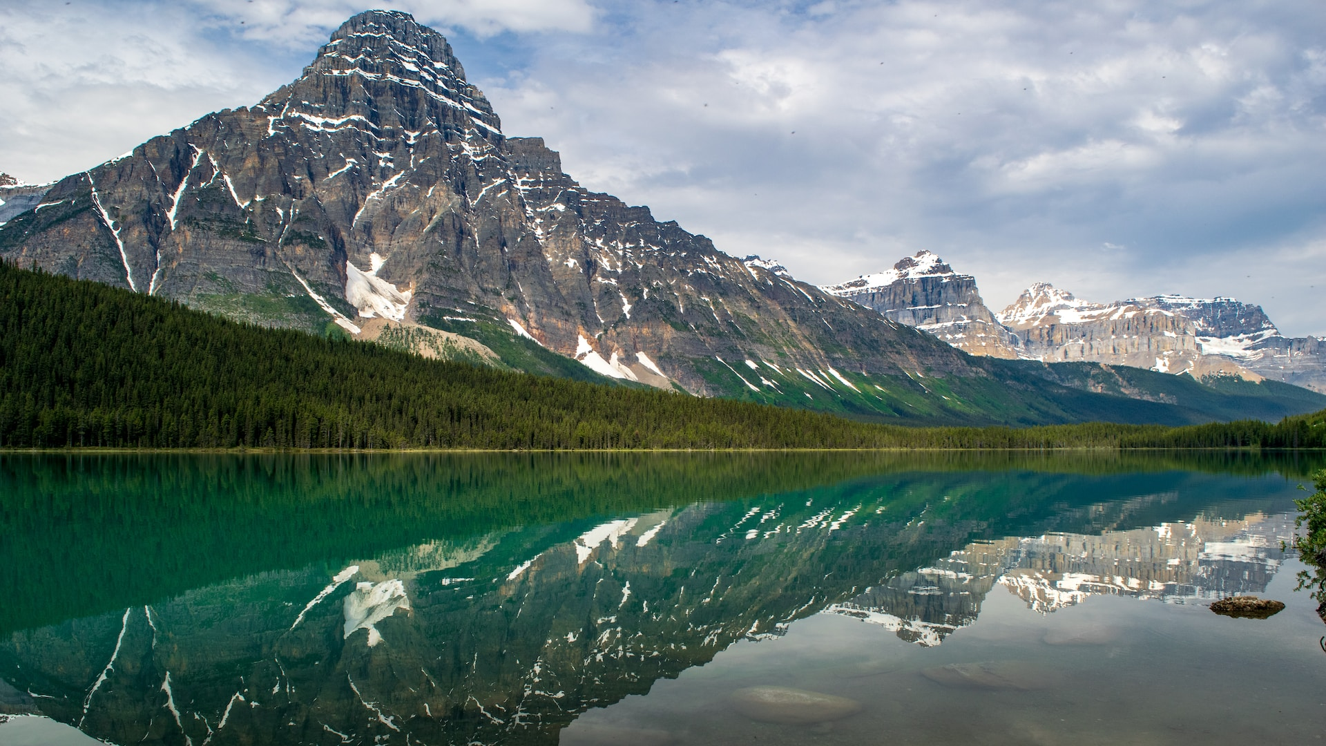 Près du lac Louise, parc national Banff