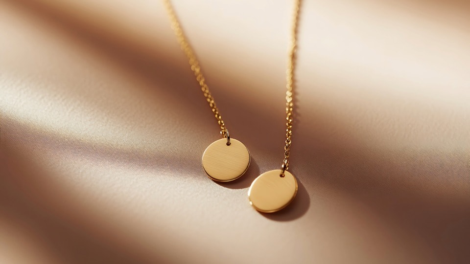 Gold plated necklace - Saras Beads UK
