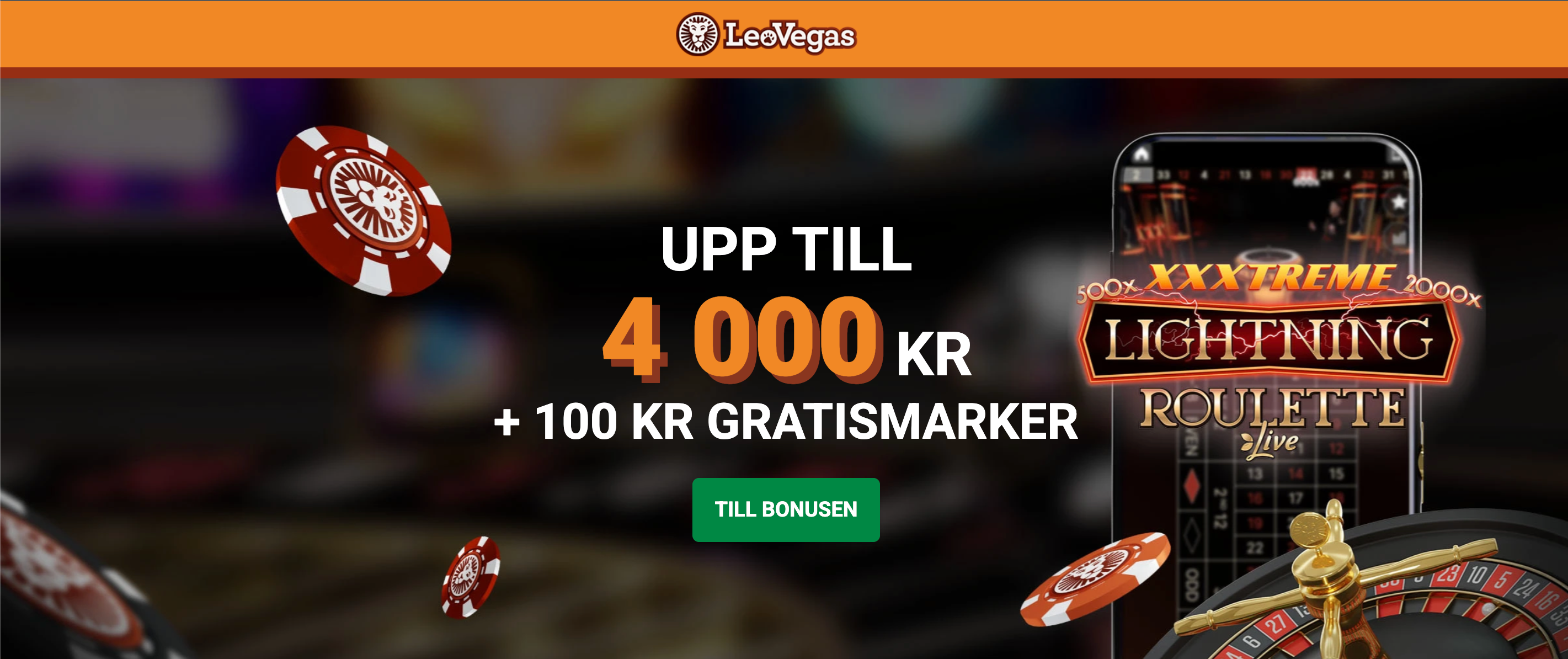 leovegas live casino bonus