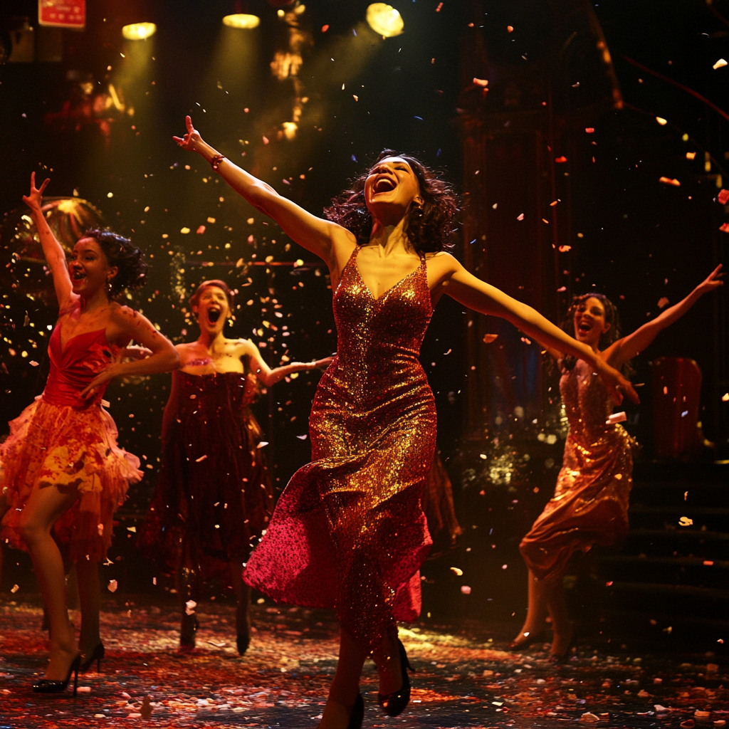 A vibrant Broadway show experience, showcasing the excitement of live performances.