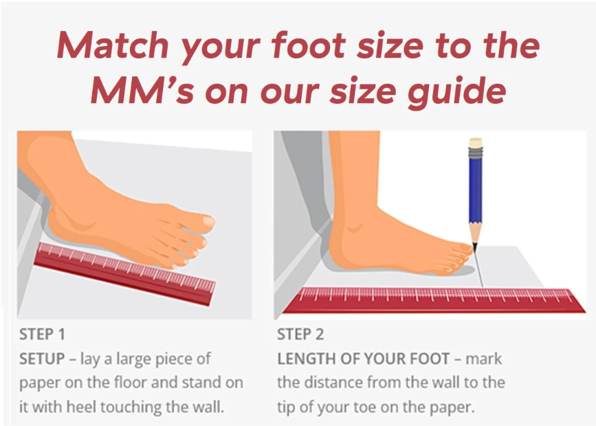 The most comfortable work boots are also the ones that are the right size.  Use our size guide to get the perfect fit every time