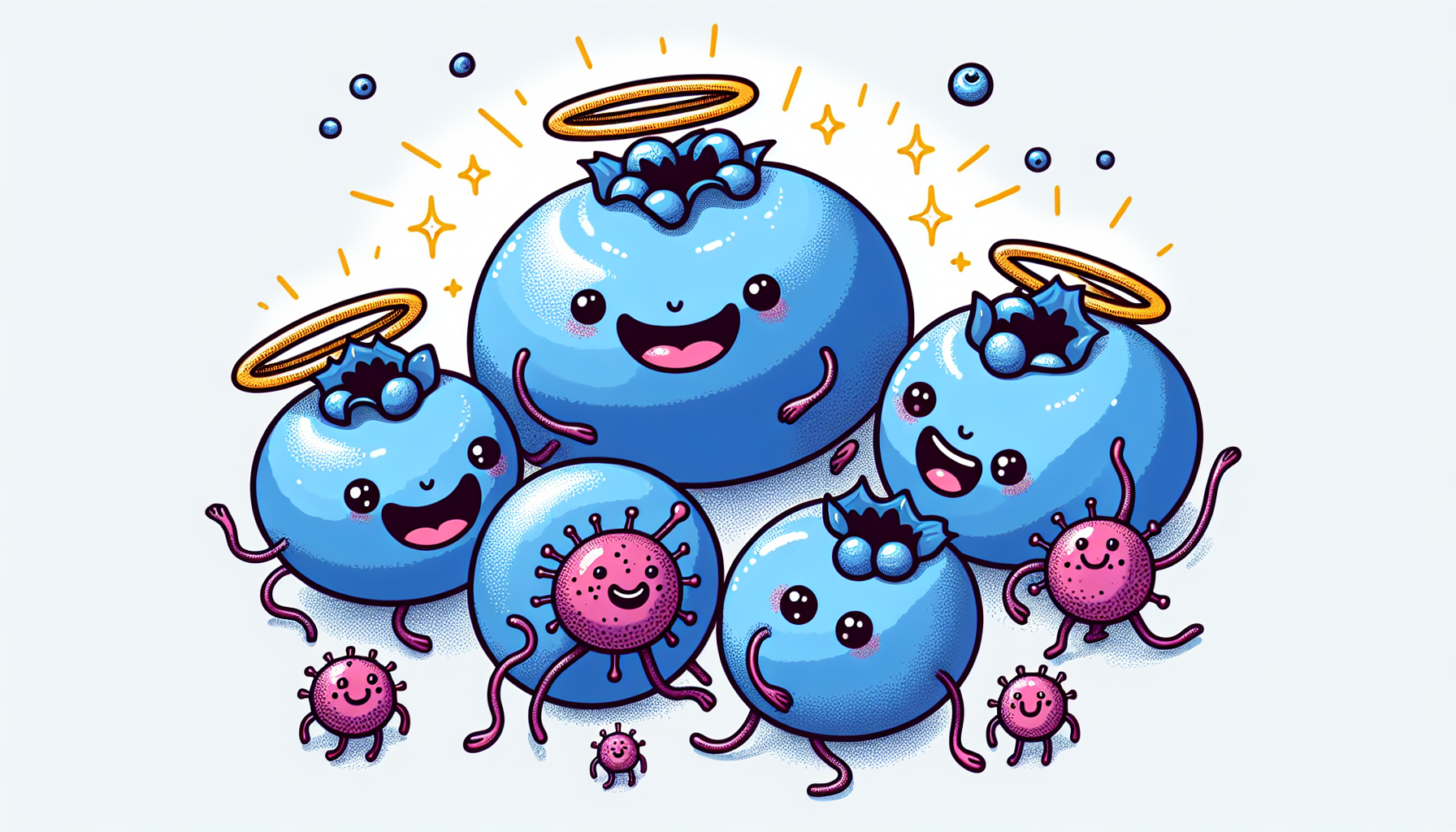 Boosting immune system with blueberries