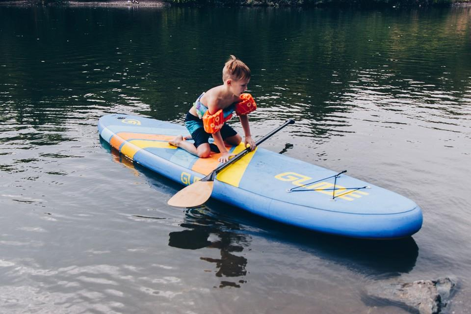 grab a board and swim pull with one hand can help you get back onto your board after falling