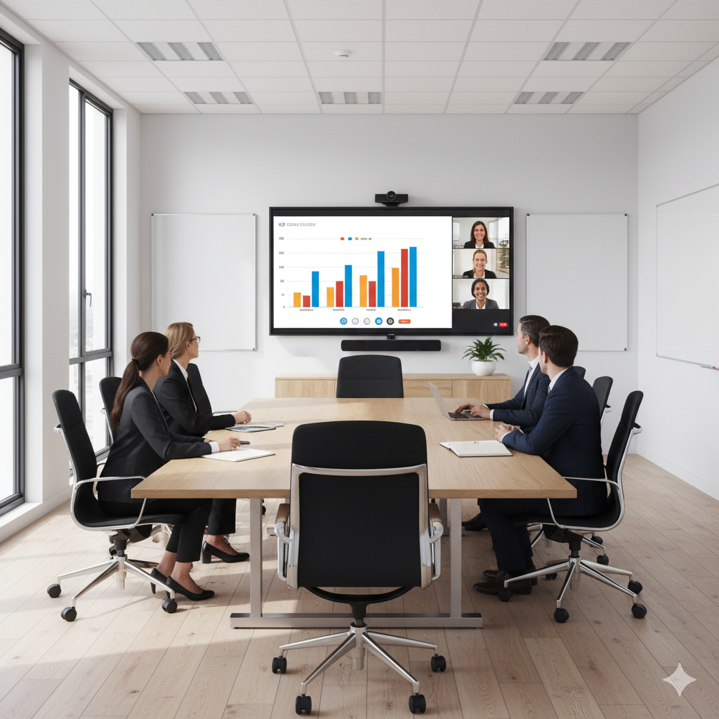 led/lcd panels reliable for well-lit conference rooms