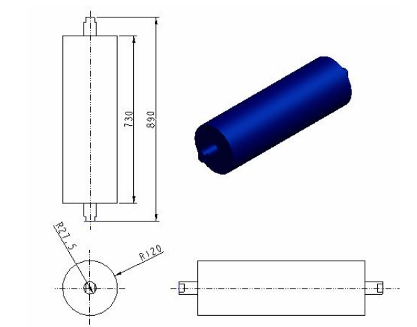 Dimensions of Reversed Drum Structure