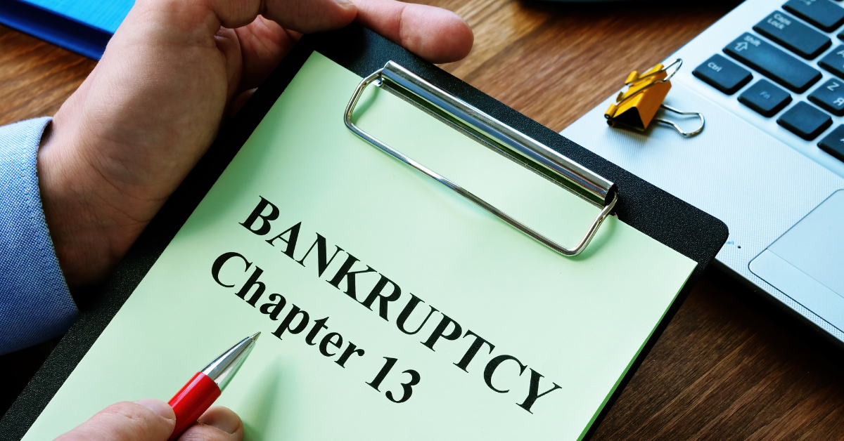 Image illustrating the Chapter 13 bankruptcy process.