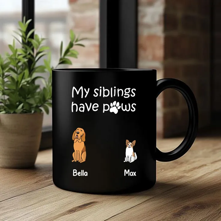 custom dog mug