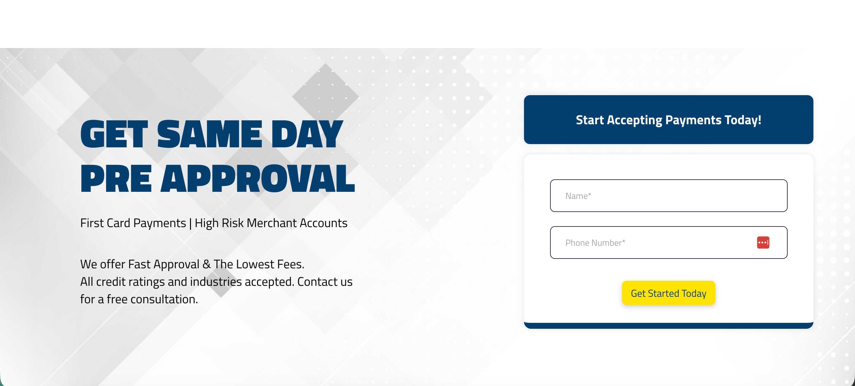 Hard to Place Merchant Services - FirstCardPayments