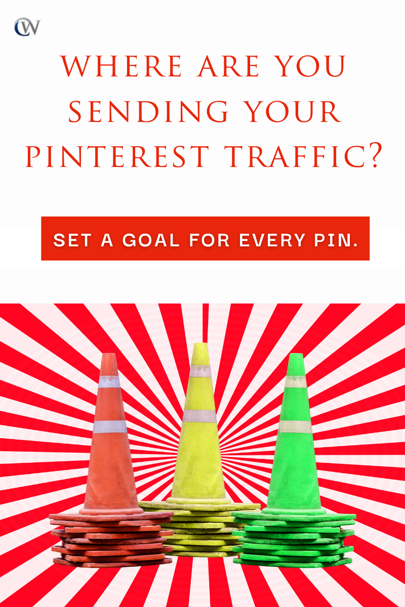 Our Pinterest case study focused on sending traffic to existing landing pages, new blog posts, and list-building pages.