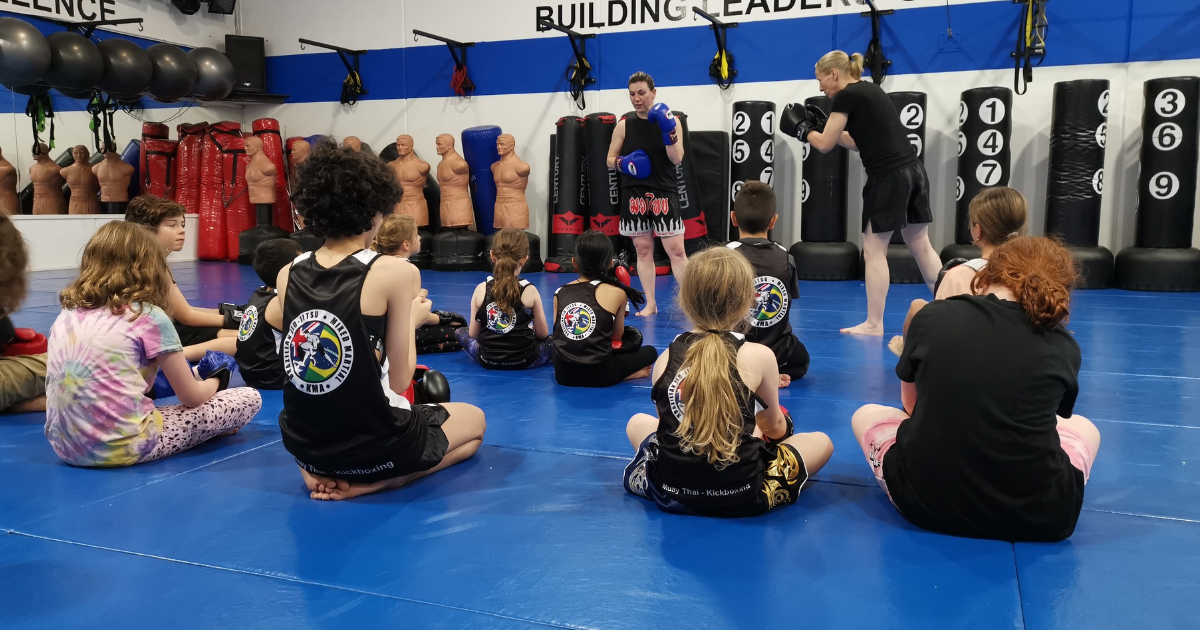 improve positive self image with martial arts and our kickboxing program