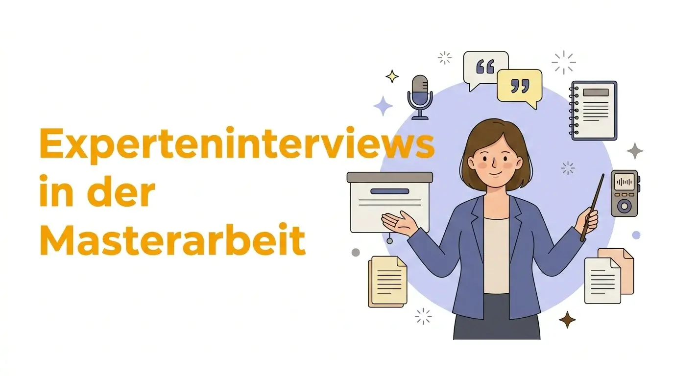 Experteninterviews in der Masterarbeit: Vorbereitung, Leitfaden und Auswertung