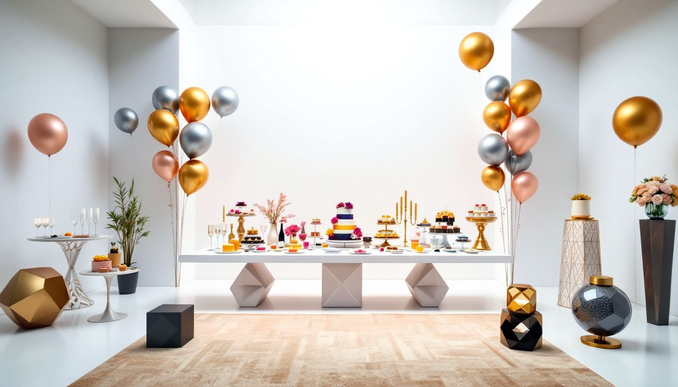 ae11d8ac 5576 4481 8e29 c2d890002554 A beautifully decorated event setup showcasing rental items for a party.