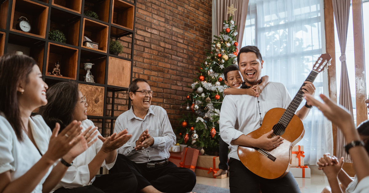 You don't need to have your phones and gadgets at all times. Just the right equipment and camaraderie, like playing of istrumrnts, 