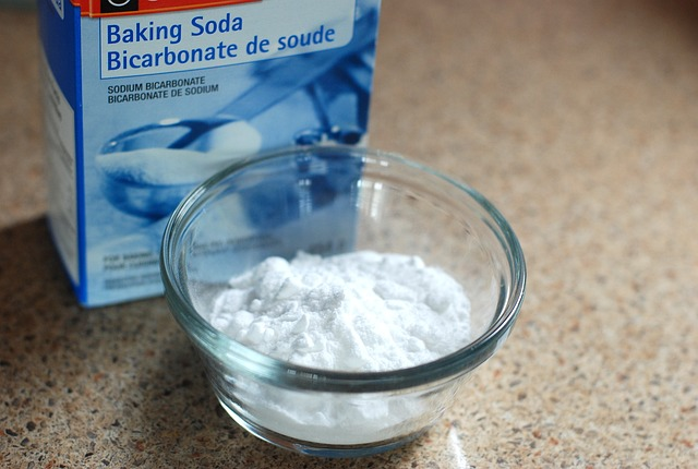 baking soda, box, white