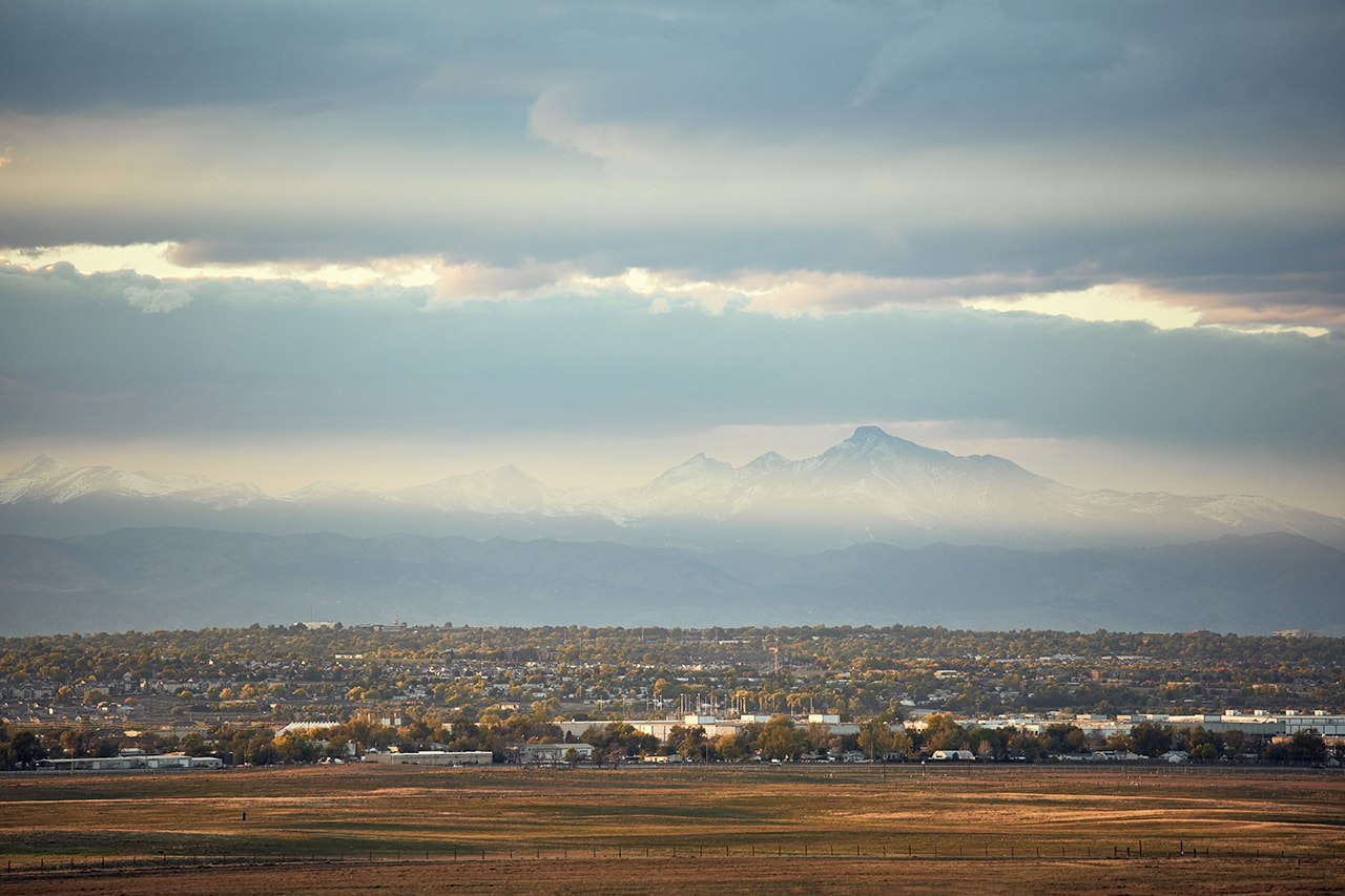 Helicopter training in Denver scenic view