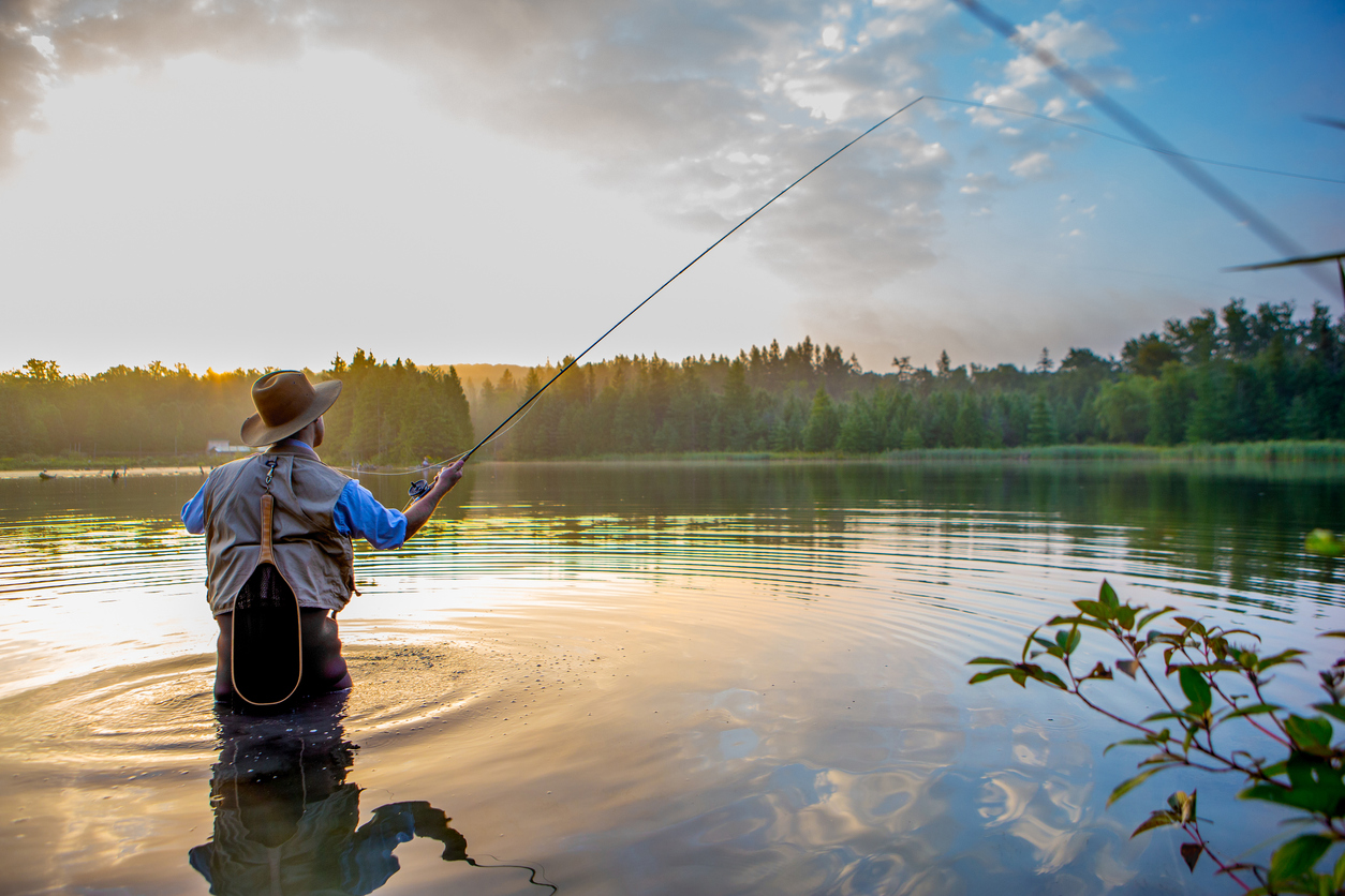 Wide brim fishing hat