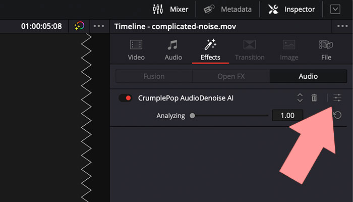 garageband how to remove background noise