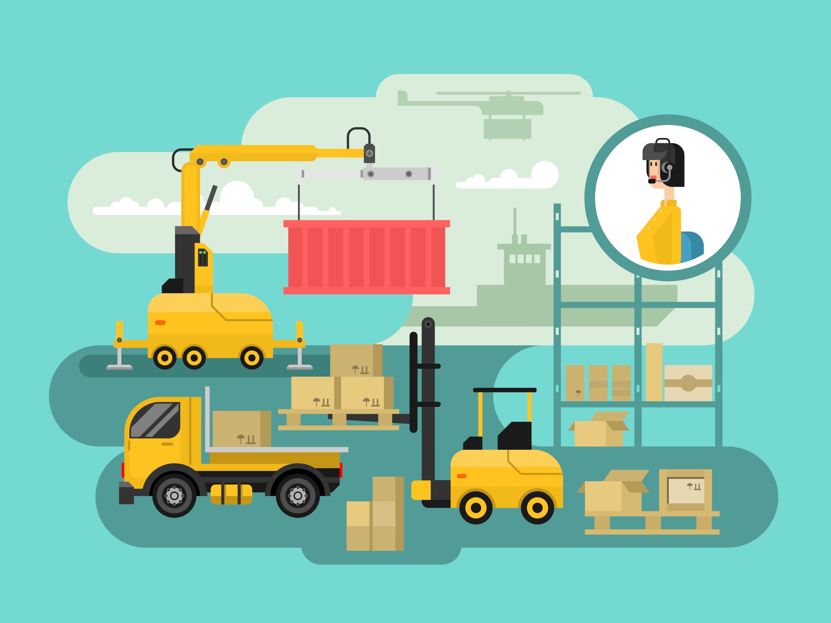 Challenges in warehouse inbound and outbound logistics.