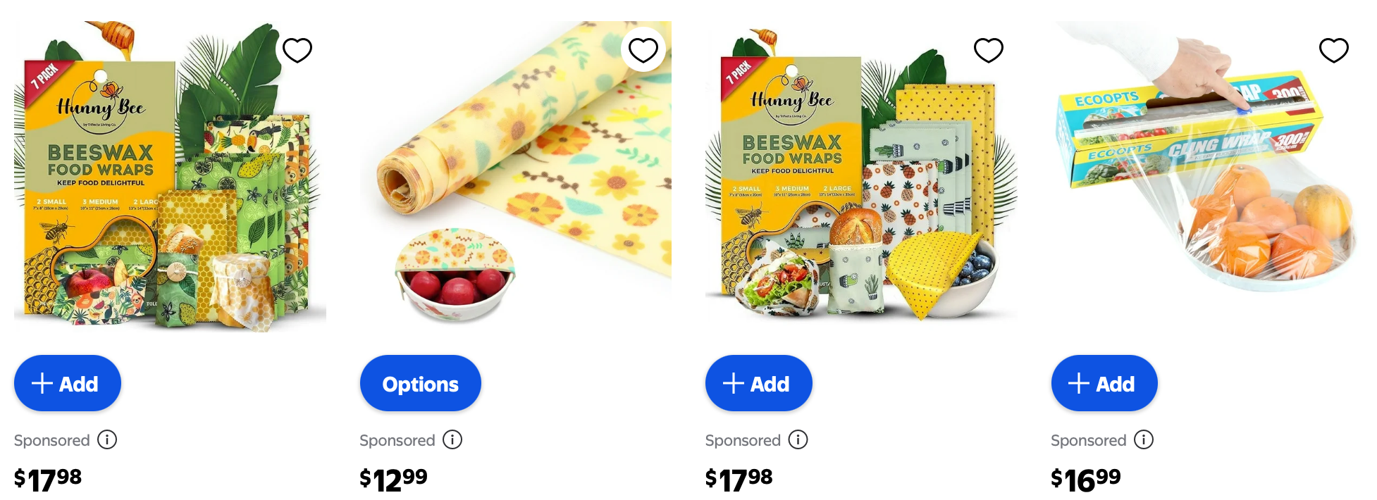 dropshipping kitchen appliances - beeswax food wraps 