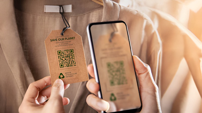  Using Mobile Phone to Scan save our planet tag for verification