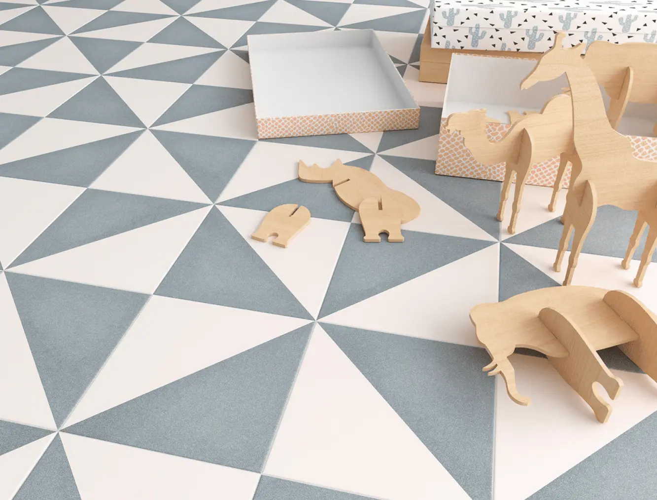 Svenska Encaustic Pattern Tiles offer the perfect balance of style and affordability.