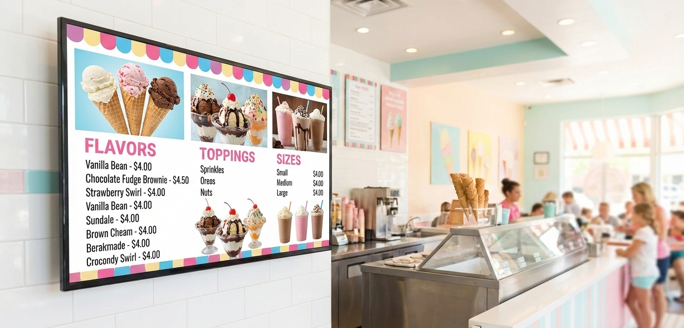 30 Best Dessert Menu Templates Free To Grow Your Sales 3 ice cream shop menu templates