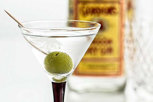 cocktail, martini, gin