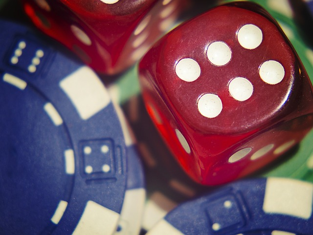 dice, gamble, poker