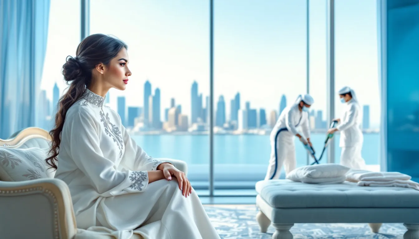 Comprehensive sofa cleaning services being offered in Abu Dhabi.