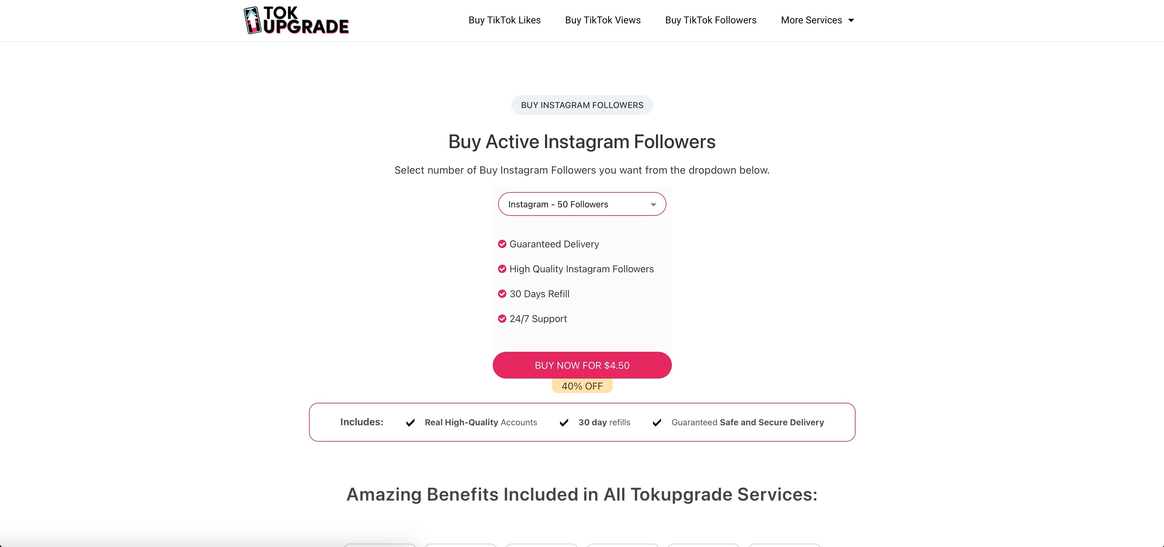 tokupgrade buy instagram followers Belgium page