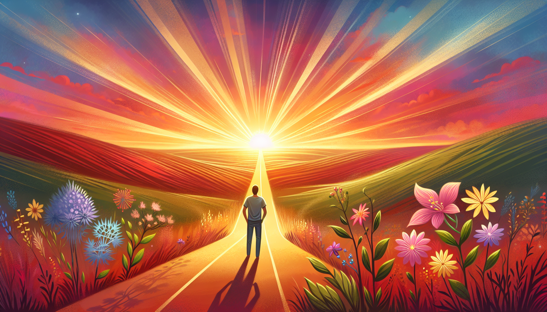 An illustration symbolizing recovery and moving forward after negative experiences with neurofeedback.