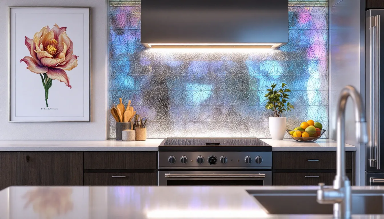 Unique backsplashes adding character to dream kitchens.