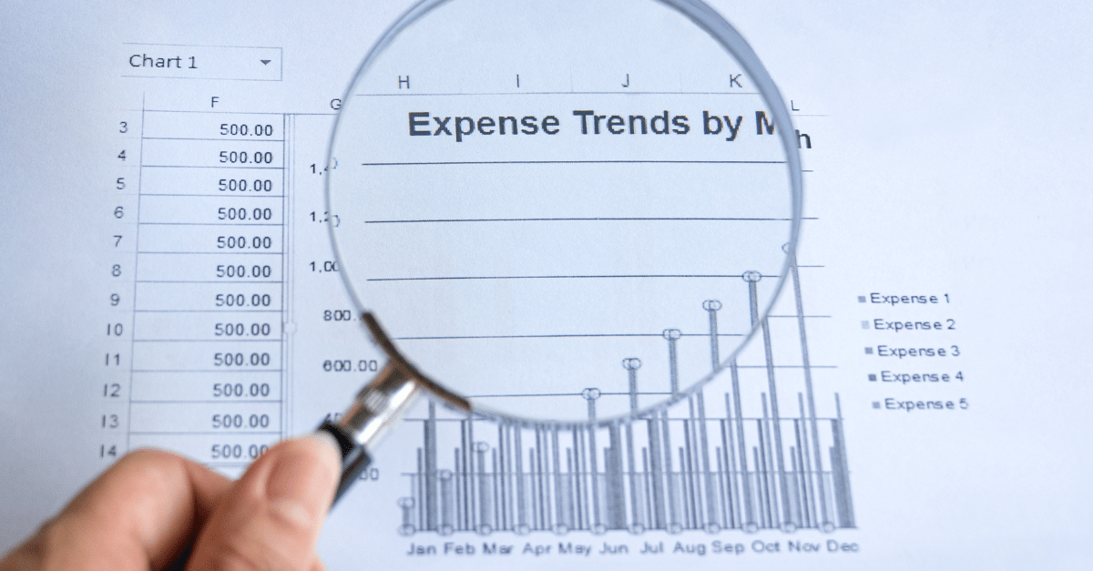 A picture image of the impact of inflation on expenses