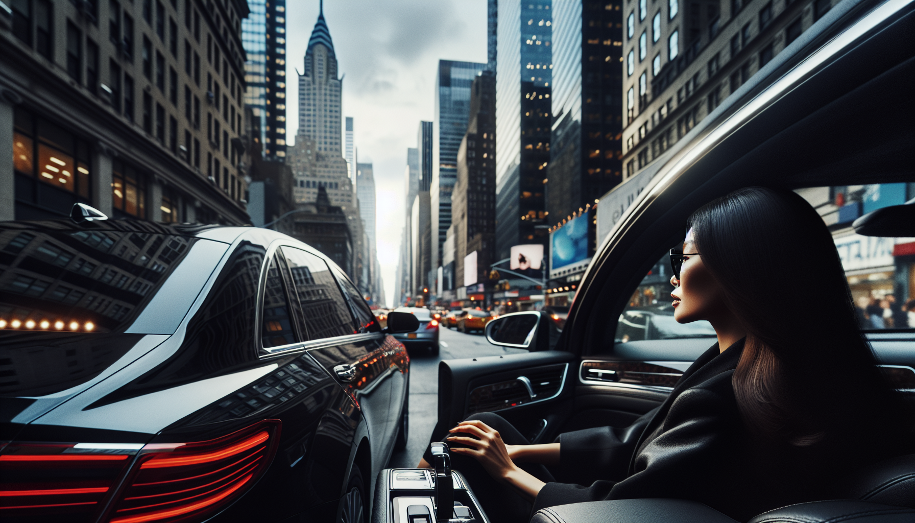 Stress-free car service ride through New York City