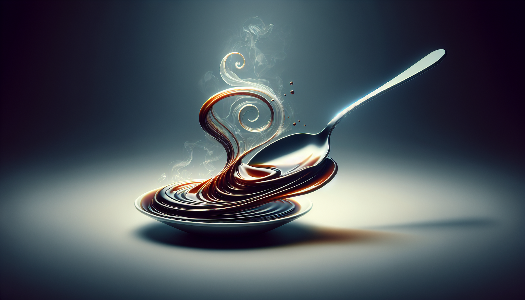 A coffee spoon stirring a cup of coffee