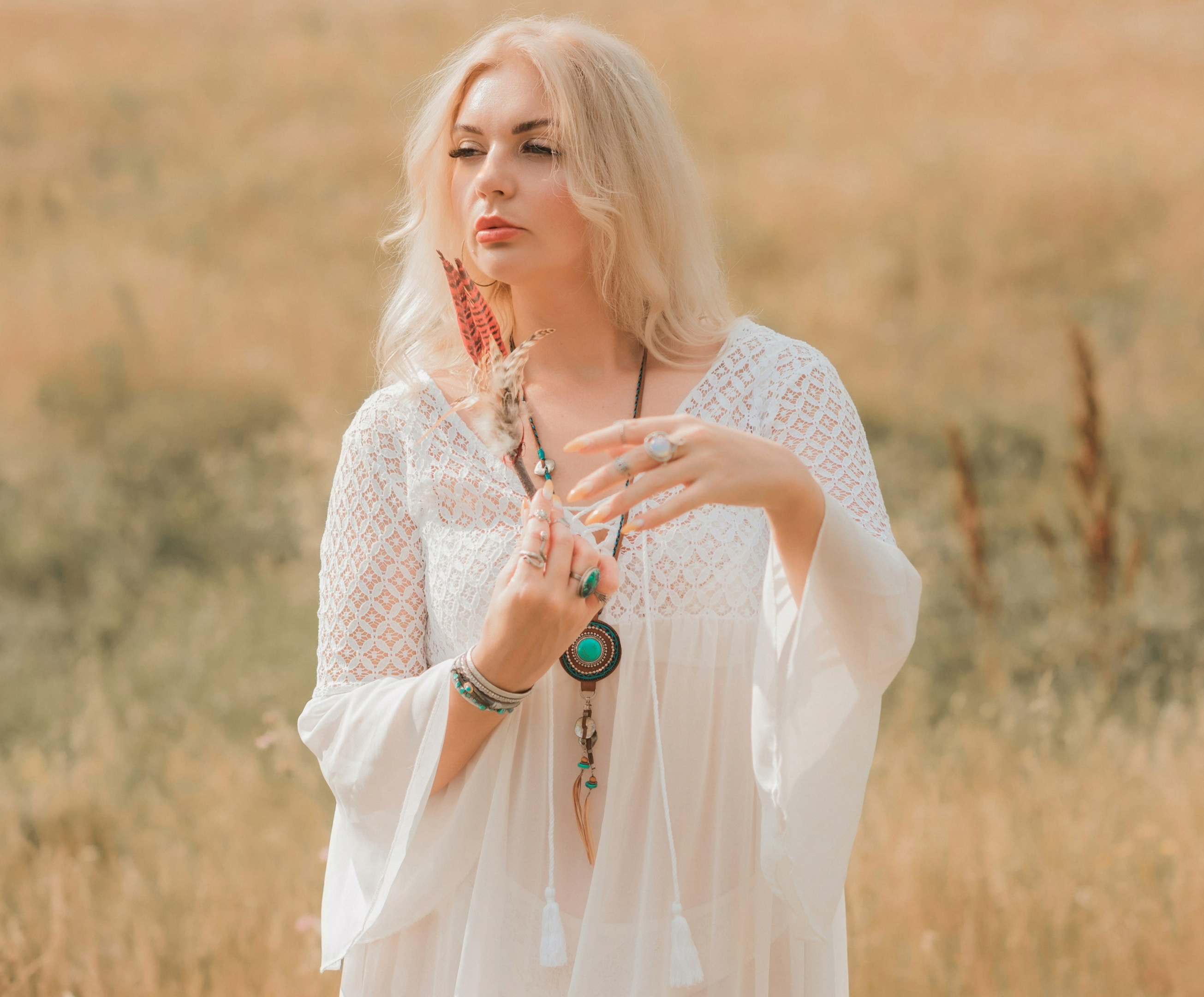                                                           Timeless boho theme wedding day