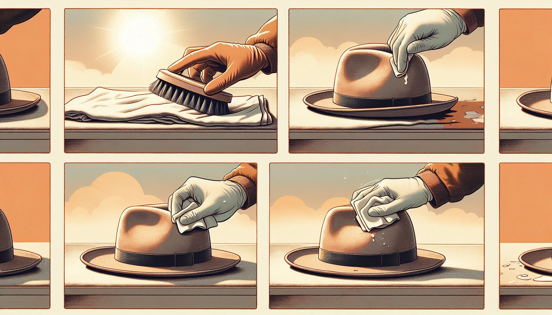 How to clean a felt hat 