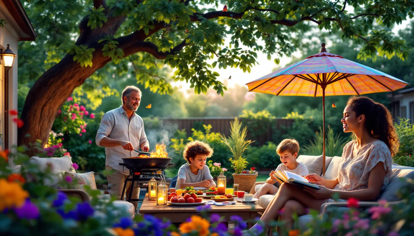 A family enjoying their home while minimizing stress from wildlife.