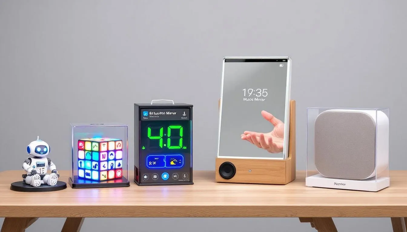 In der Abbildung sind verschiedene interaktive Geschenke zu sehen, die in bunten Verpackungen präsentiert werden. Diese Geschenkideen sind ideal für besondere Anlässe und laden dazu ein, mit Freunden und Familie zu feiern und Freude zu schenken.