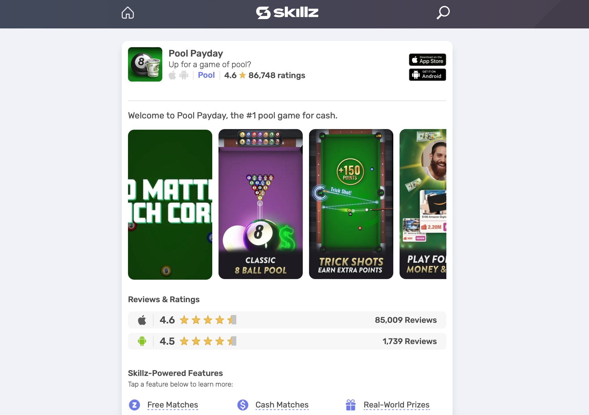 real cash app, play cash games