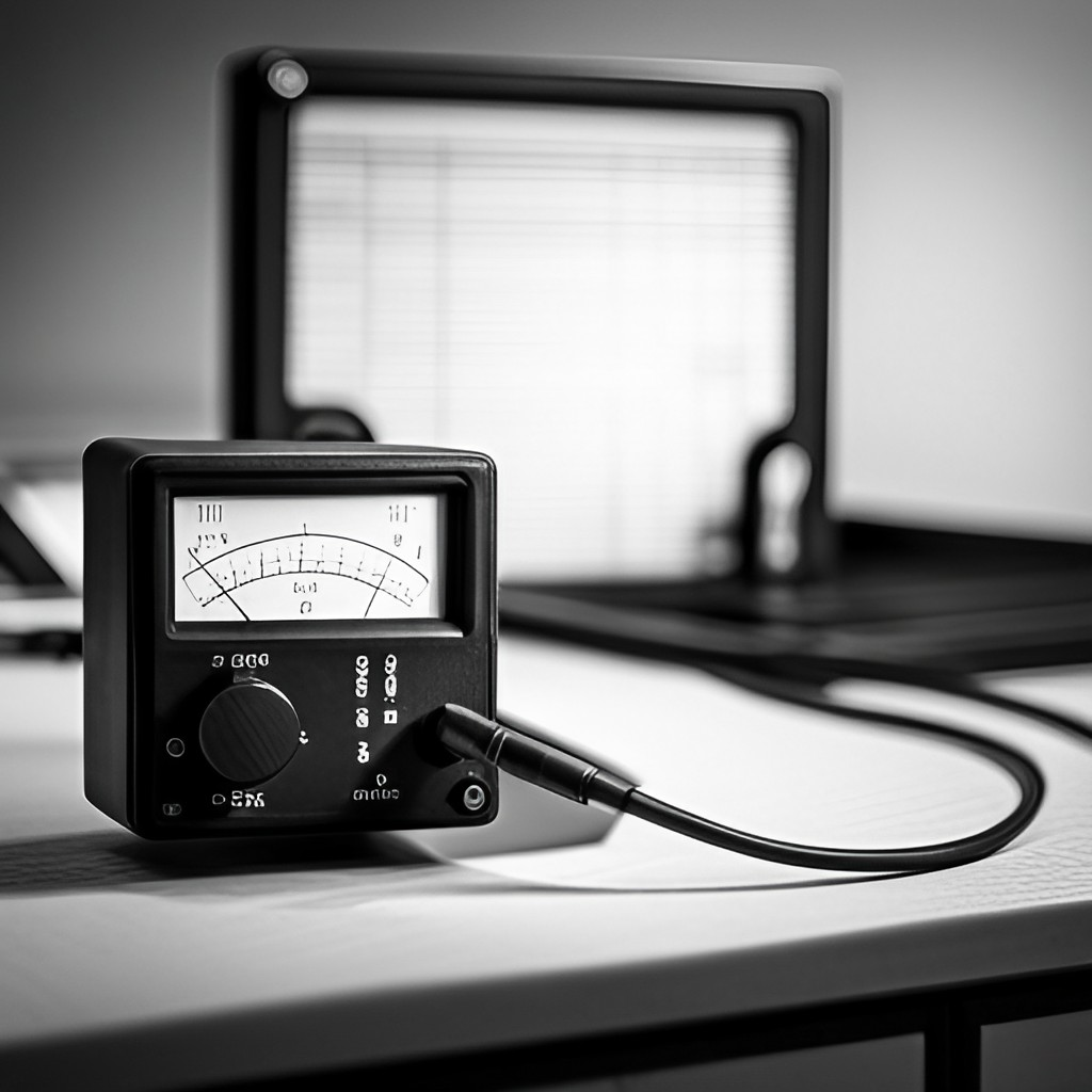 An image showing a wattmeter measuring the watts of an electrical circuit.