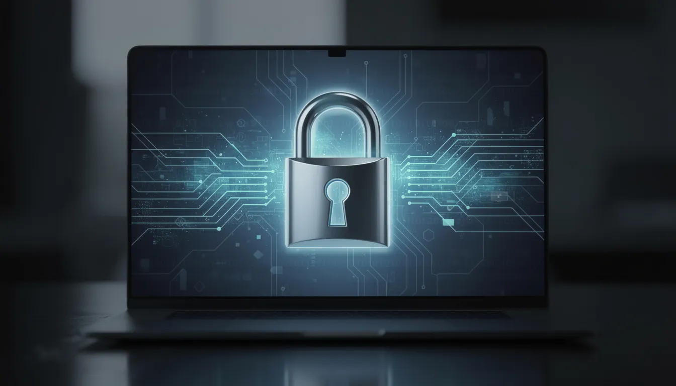 En digital skärm visar en säkerhetslås-symbol som representerar online-säkerhet, vilket indikerar att dina spelupplevelser på Dreamz casino är skyddade. Symbolen förmedlar trygghet och pålitlighet för spelare som vill njuta av sina favoritspel.