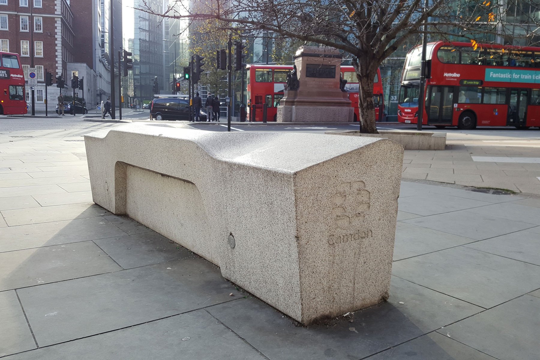Camden bench in London