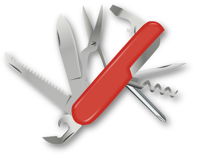 swiss army knife, pocket knife, blade