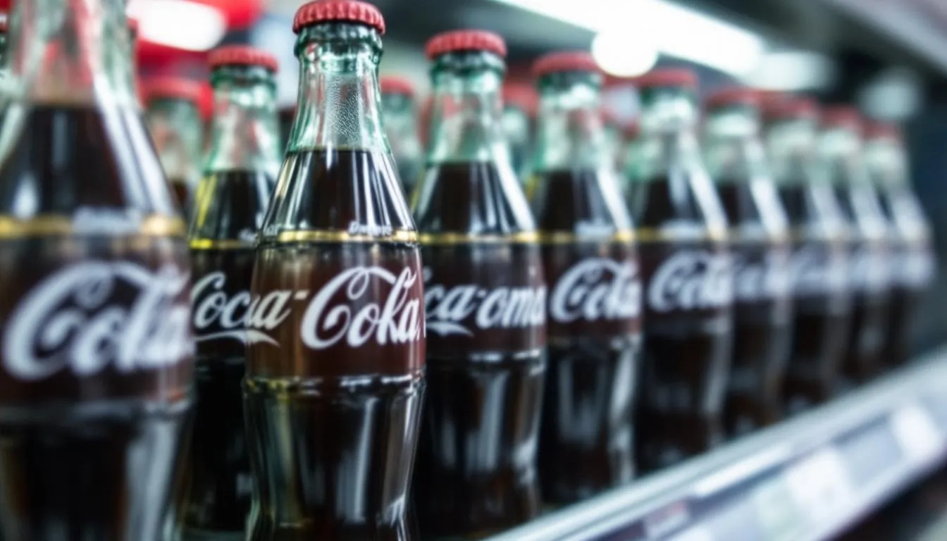 The image showcases Coca-Cola's "Share a Coke" campaign, where iconic bottles feature popular names instead of the brand logo, illustrating the power of personalization in digital marketing. This innovative strategy significantly boosted consumer engagement and sales, highlighting the effectiveness of tailored marketing approaches in connecting with customers.