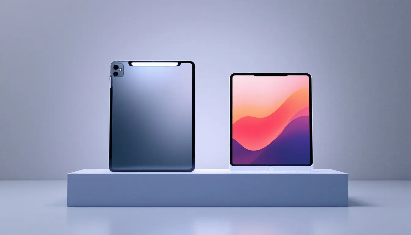 Technische Spezifikationen im Vergleich zwischen iPad 11 und iPad Air M3.